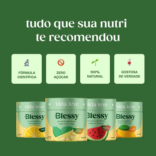 Blessy suco verde detox